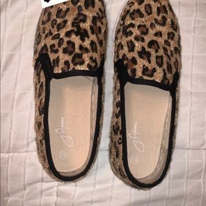 Cheetah slip ons